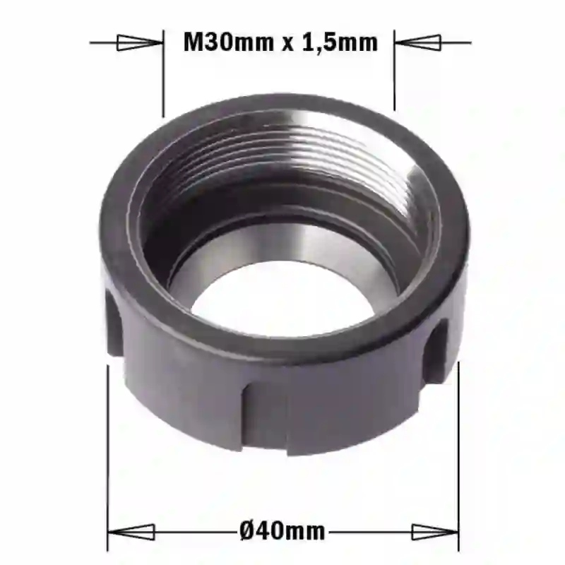 Tuerca DX per mandril 123 CMT