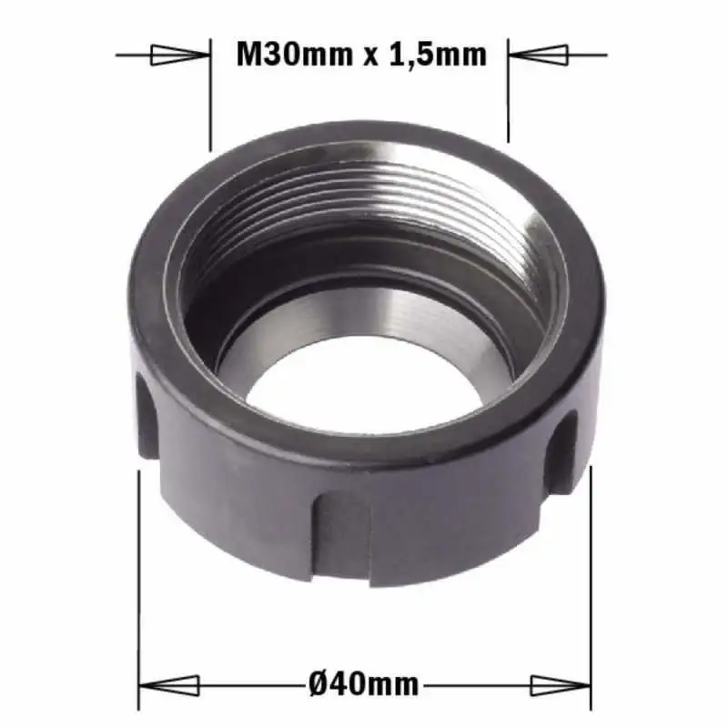 Tuerca SX per mandril 123 CMT
