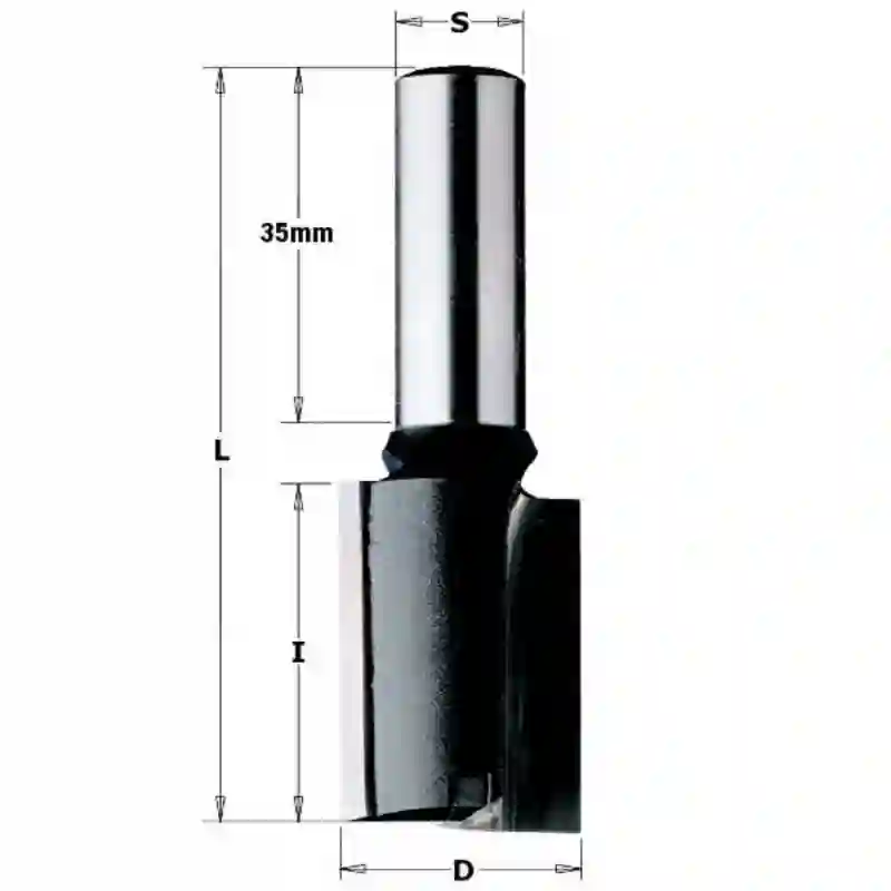 Fresa para pantógrafo Z2 HW D:14x25 S:10x35 DX CMT