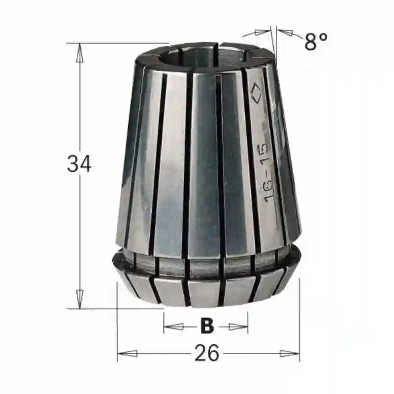 Pinza elástica ER25 D:8 CMT