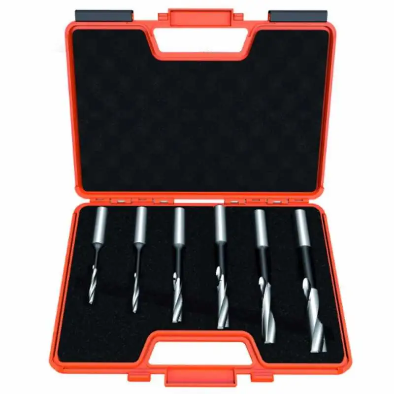 Estuche 6 brocas corte helicoidal HSS S:16 DX CMT