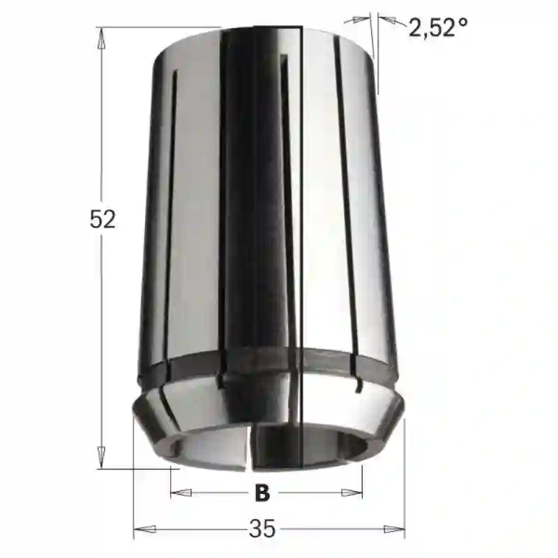 Pinza elástica EOC-25 DIN-6388 B:12.7 CMT