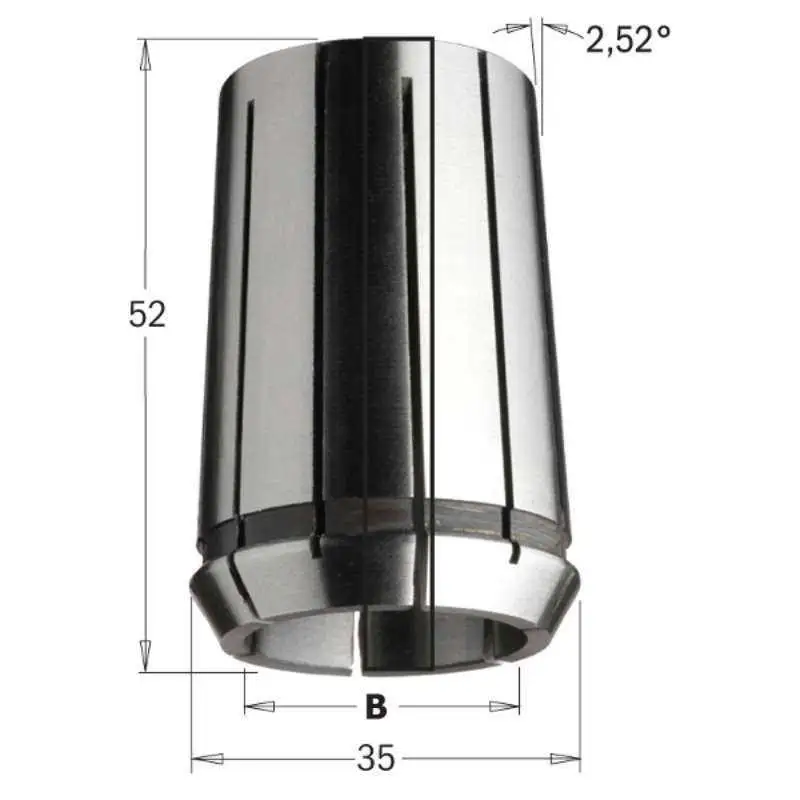 Pinza elástica EOC-25 DIN-6388 B:12.7 CMT