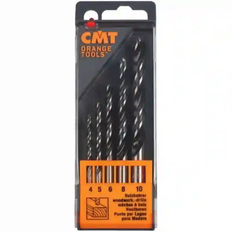 Estuche 5 brocas helicoidales 4 canales helicoidales KSS Z:2 CMT