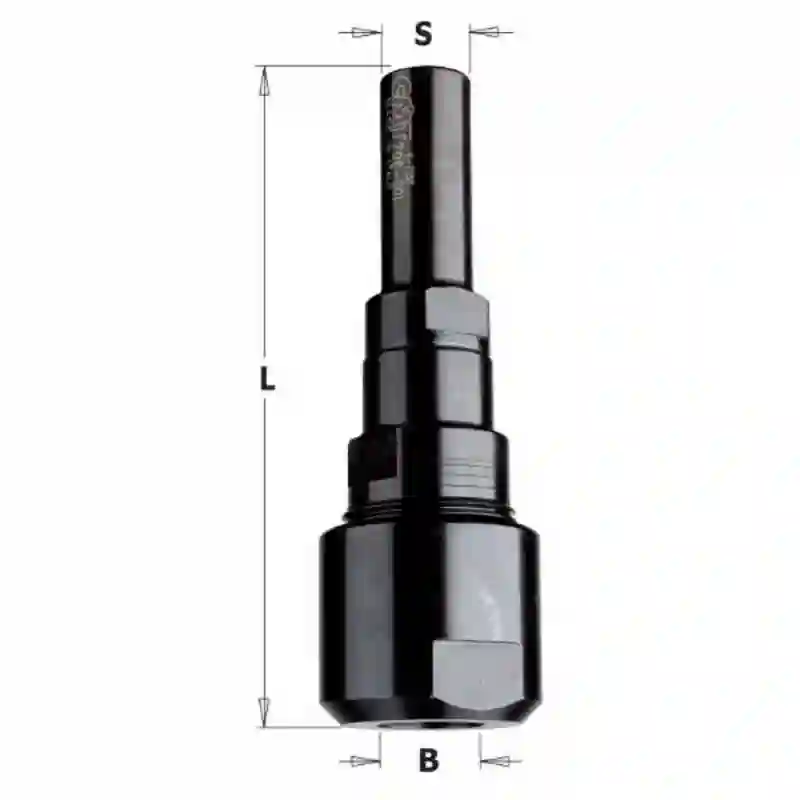 Juego mandril portafresas 12.7 mm CMT