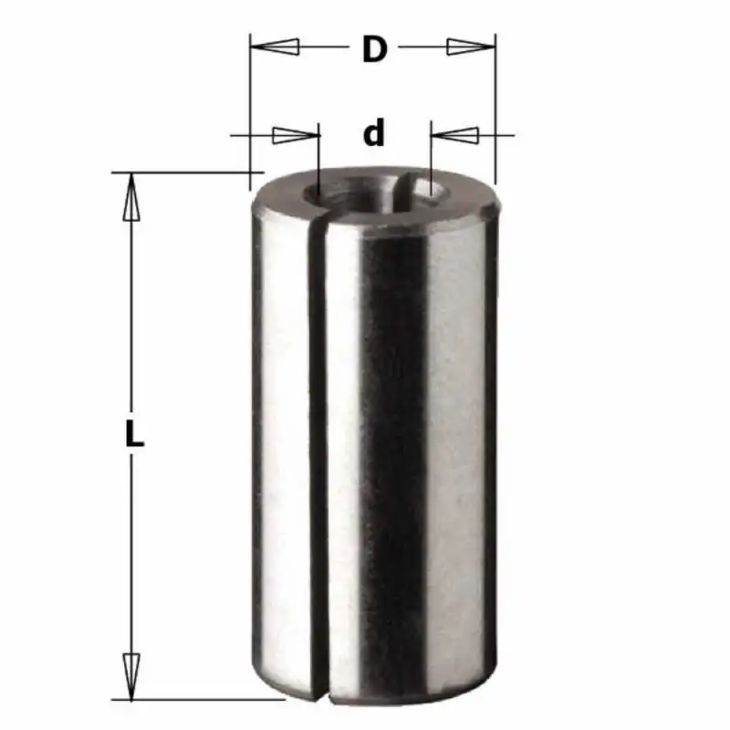 Mandril suplemento D:6.35/9.5 L:25 CMT