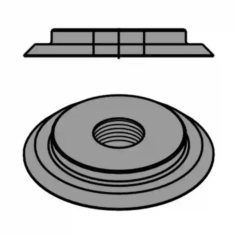 Abrazadera roscada m4 10x1.6 x cuch. ref. 694.001 CMT