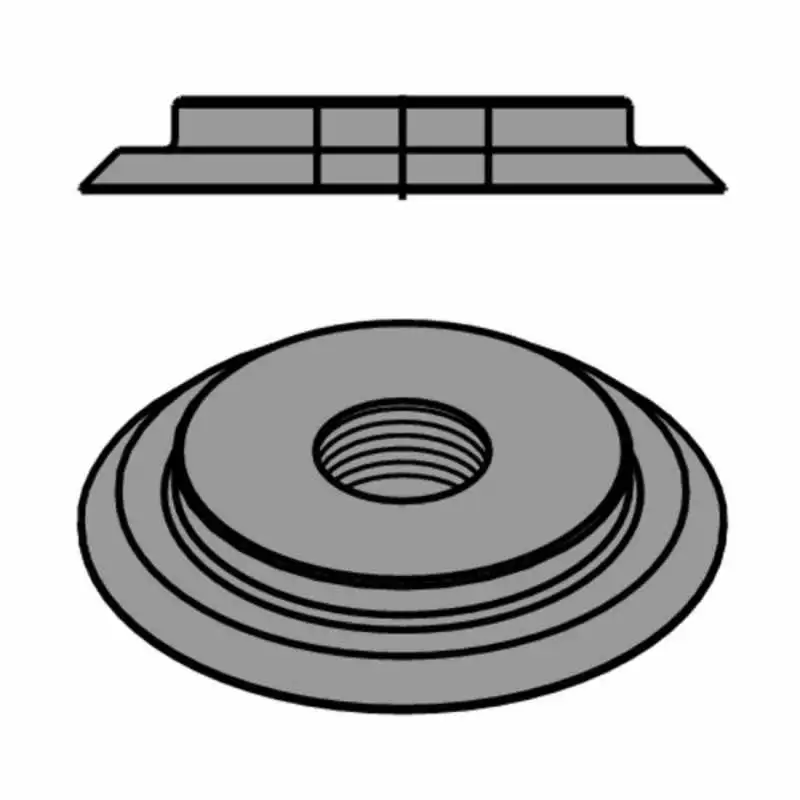 Abrazadera roscada m4 10x1.6 x cuch. ref. 694.001 CMT