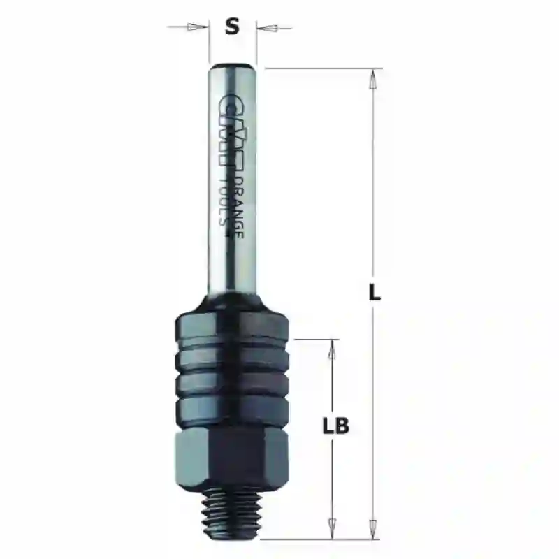 Mandril portafresas S:12.7 (x 800.507m) CMT