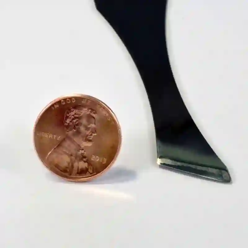Gubia oblícua doble bisel perfil 2 (SK407 Gubia recta, perfil 2, oblicua con doble bisel de 15 mm de