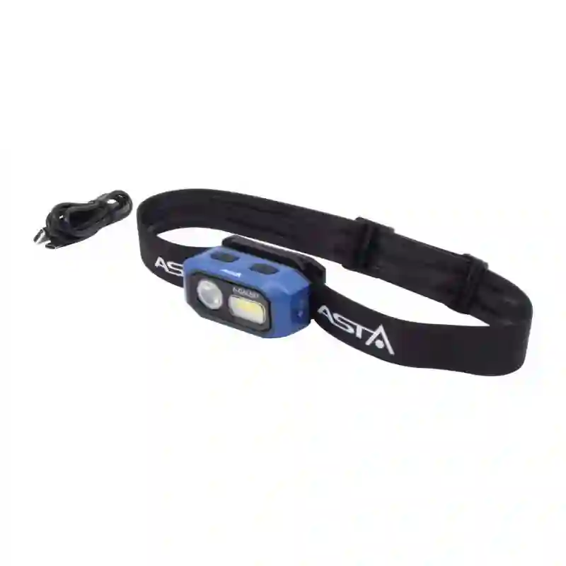 Linterna frontal de cabeza con doble lámpara led / SMD 480 LUMENS GOLDHORSE