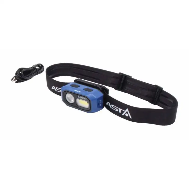 Linterna frontal de cabeza con doble lámpara led / SMD 480 LUMENS GOLDHORSE