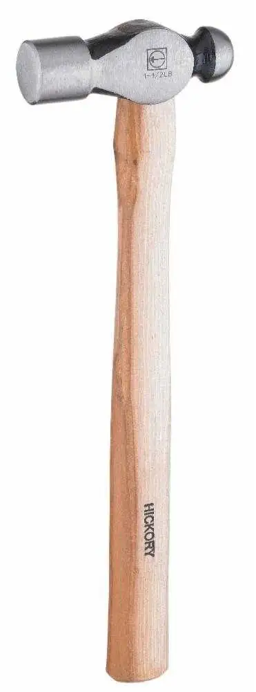 Martillo de bola con mango de madera de hickory 1237 Ruthe