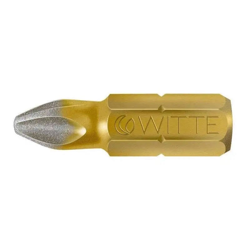 WITTE 27391 - Punta Phillips DIAMOND guía 1/4 corta (PH1x25)