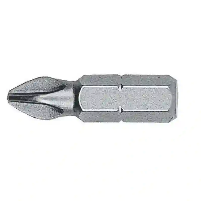 WITTE 27020 - Caja de 100 puntas Phillips STANDARD guía 1/4 corta (PH1x25mm)