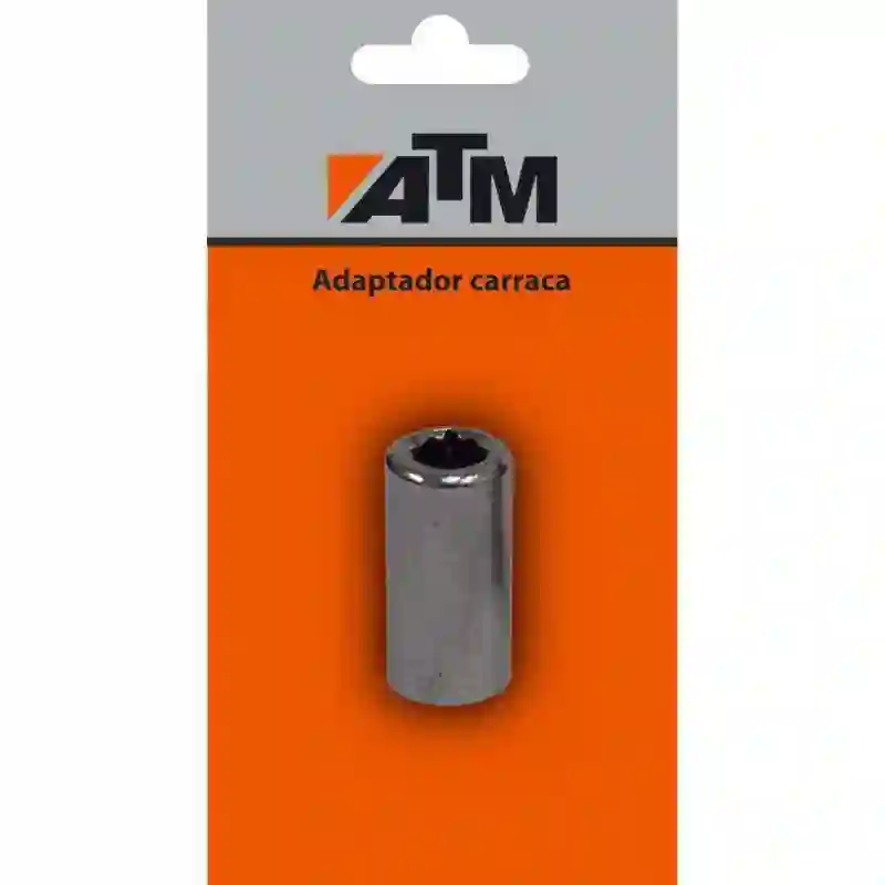 ATM 181006-B - Adaptador carraca en blister individual (Largo 32mm, 1/2, 5/16)