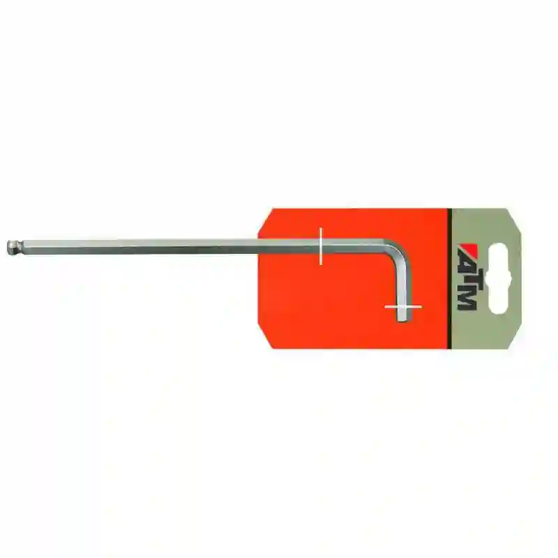 ATM A2217 - Llave Allen bola extra larga en blister  - SW.8 x 208mm