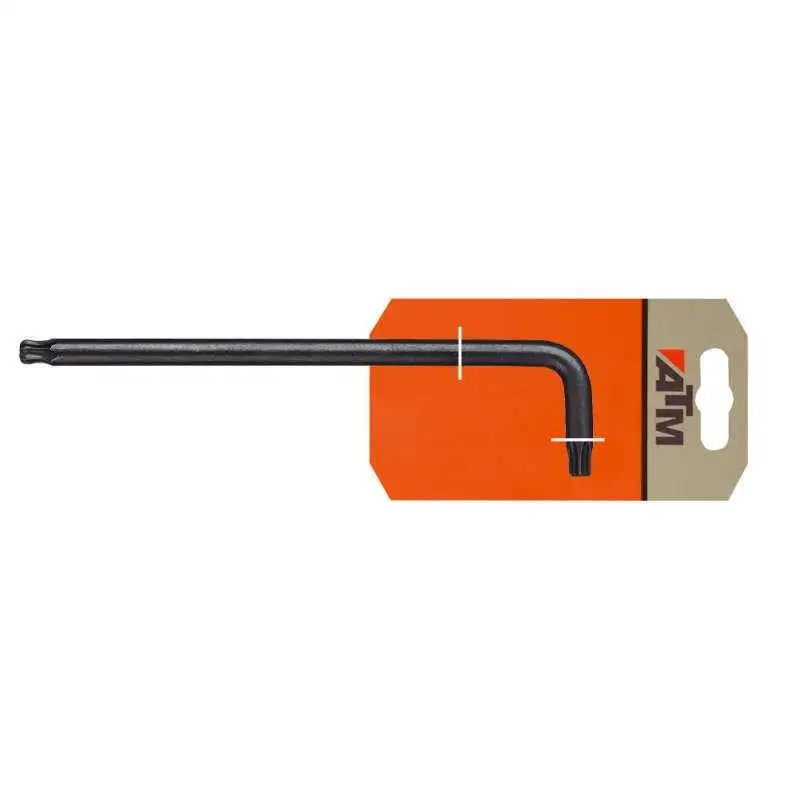 ATM A2610 - Llave Torx Allen bola seguridad larga en blister - T9 x 67mm