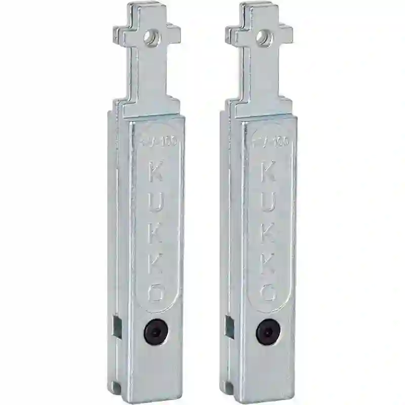 KUKKO 2-V-150-P - Juego de 2 extensiones para patas de extractores de rodamientos 20-2/20-20 (150mm)