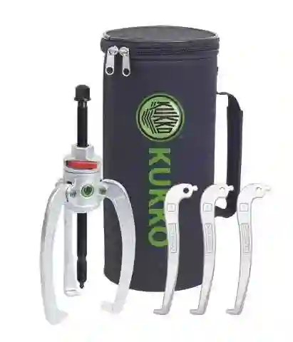 Extractor combinado de 3 brazos con mecanismo de bloqueo Kukko