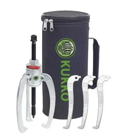 Extractor combinado de 3 brazos con mecanismo de bloqueo Kukko
