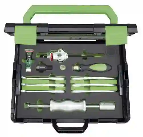 Juego extractor combinado de 3 brazos con mecanismo de bloqueo Kukko