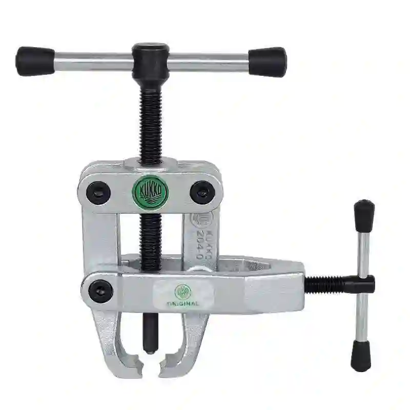 KUKKO 204-02 - Extractor de rodamientos de 2 patas con abrazadera lateral (90x100mm)