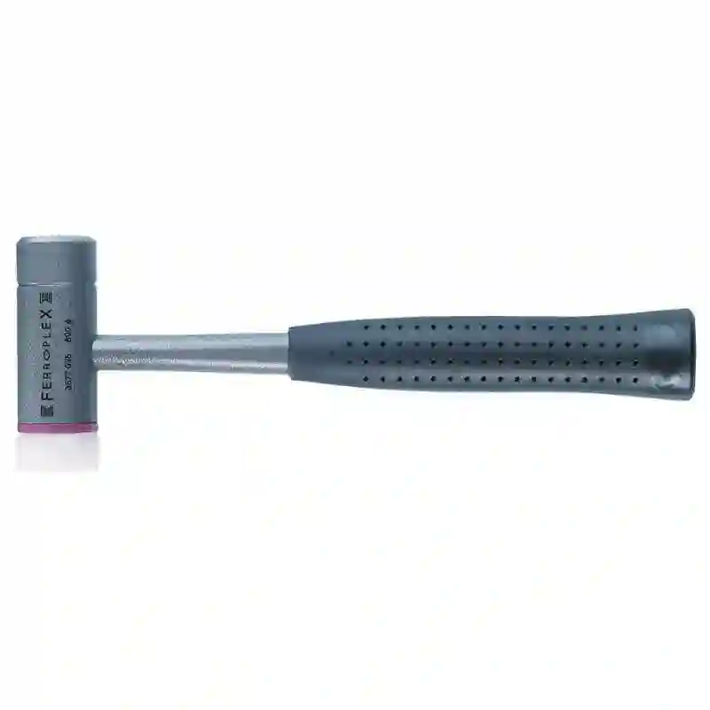 HALDER 3677.035 - Martillo de acero + maza de nylon Ferroplex  ø 35mm Largo 295mm