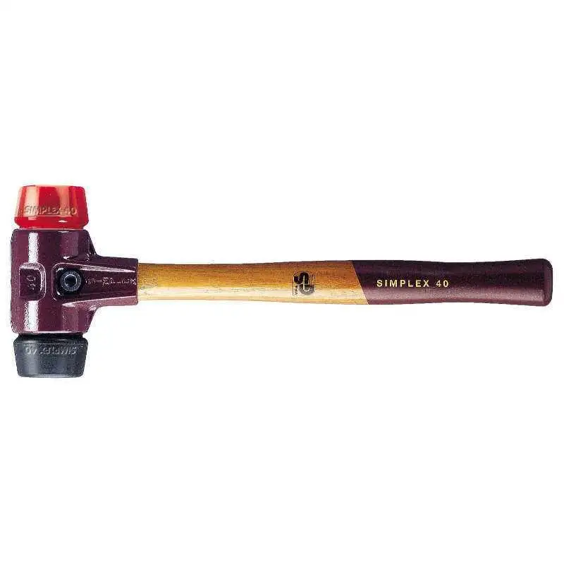 HALDER 3026.050 - Maza de goma + acetato Simplex  ø 50mm