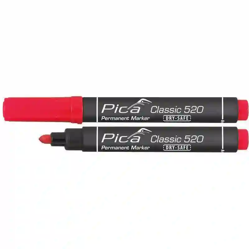 PICA 520/46/SB - Marcador permanente tipo bala Negro en blíster