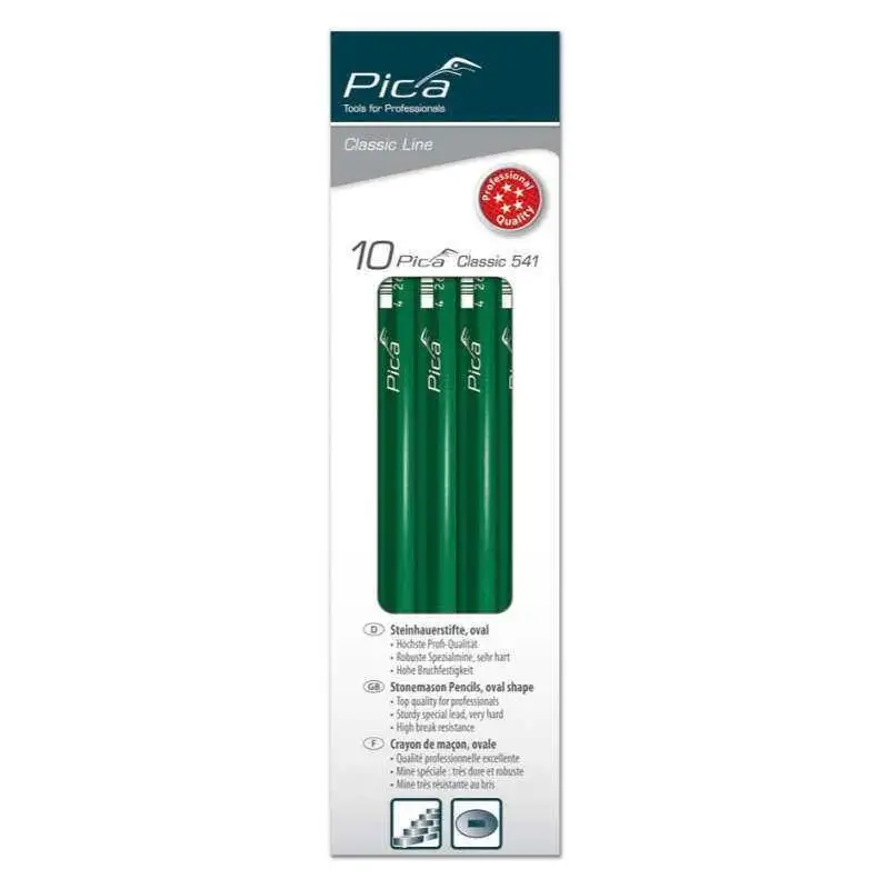 PICA 541/24-10 - Caja con 10 lápices de albañil de 24 cm