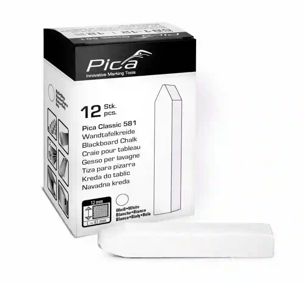 Caja de 12 tizas Pica Classic 581 Pica