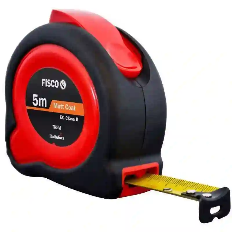 Flexómetro clase II TUF-LOK 5 m x 19 mm. Tipo de cinta en mm (Bandeja con 30 uds.) Fisco