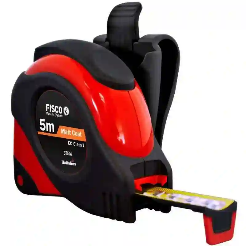 FISCO BT8M - Flexómetro clase I con clip para el cinturón BIG T (8x25)