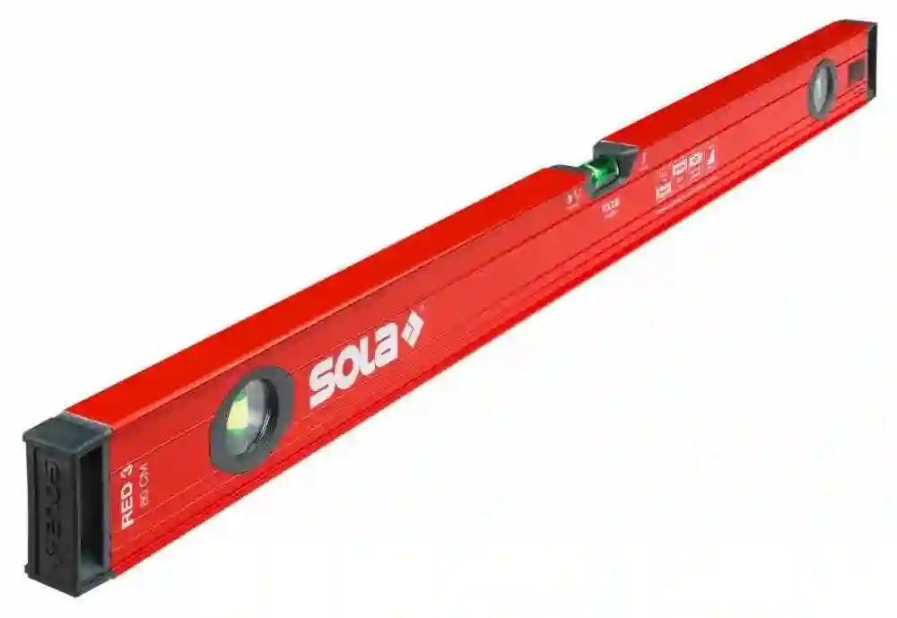 Nivel de burbuja de aluminio RED 3 600 Sola