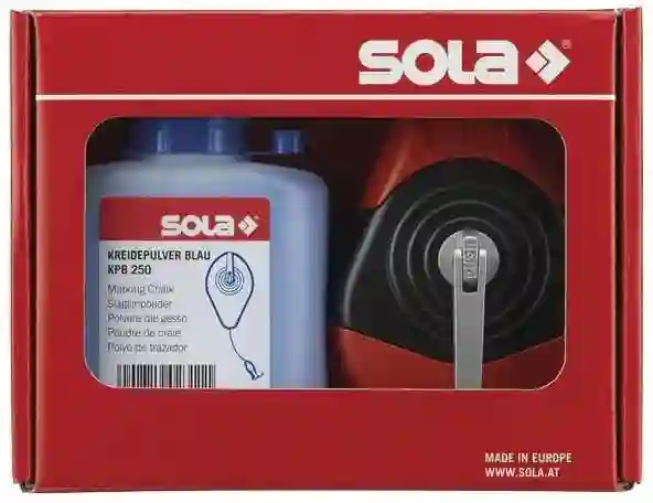 Pack tiralíneas manual + polvo de tiza Sola