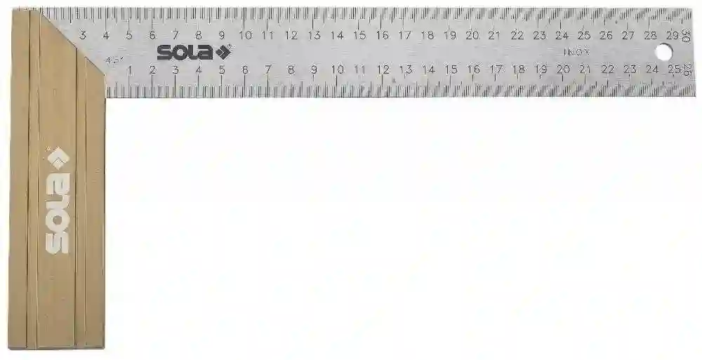 Escuadra de carpintero de acero inoxidable SRB 500 x 170 Sola