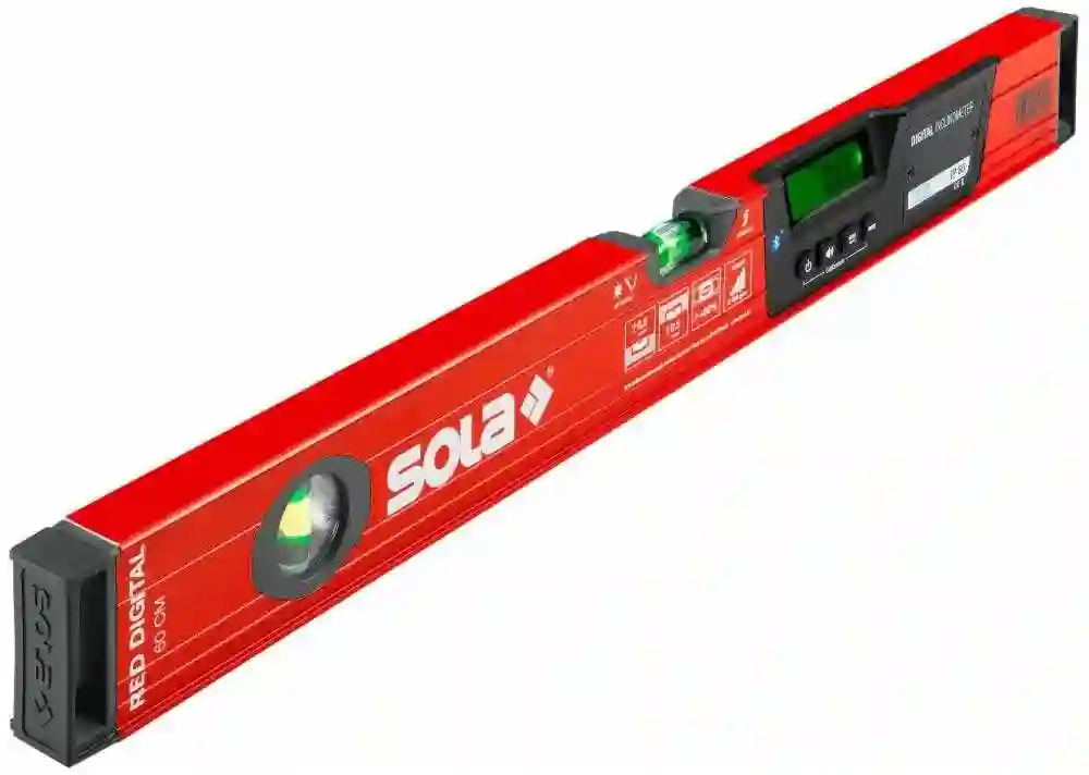 Nivel láser de burbuja con inclinómetro electrónico digital Red Laser Digital Sola