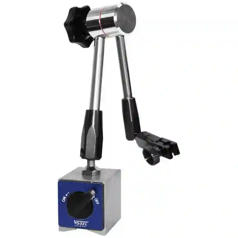 VOGEL 250301 - Soporte universal porta-comparador art bloqueo central – H total 430mm-Base 67x50x60m