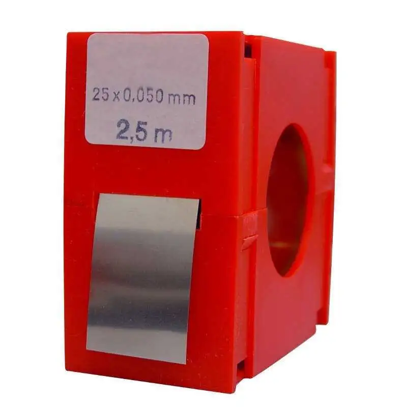 RECORD-463500-R.fleje calb.inox 2500x25x0,50