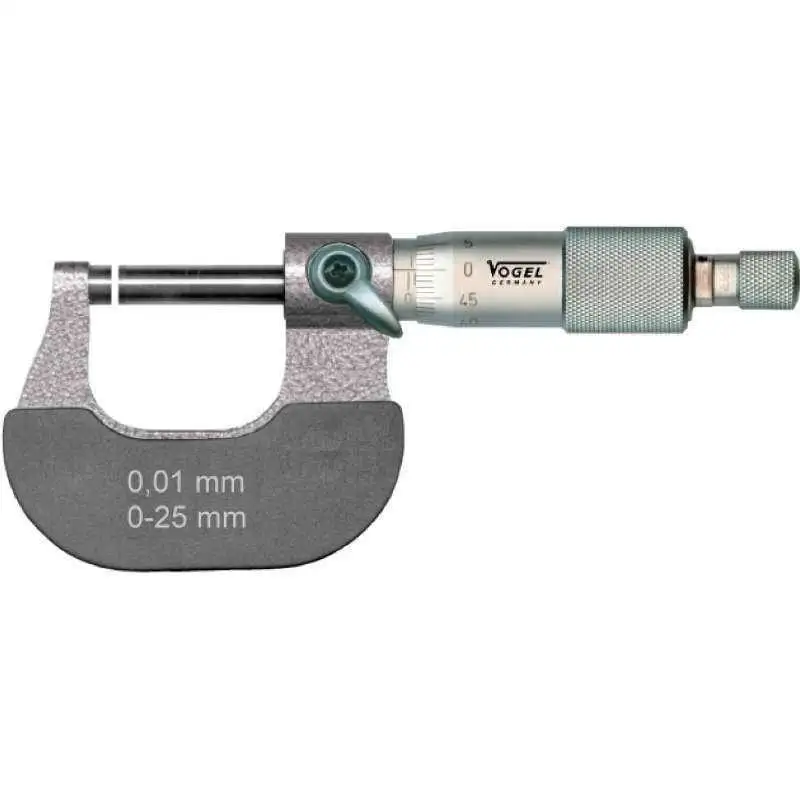 VOGEL 231351 - Micrómetro de exteriores DIN 863 - Capacidad 0-25mm