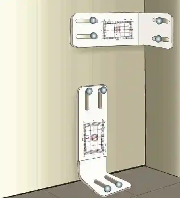Fisurómetro angular para la comprobación de las grietas de esquinas Leica Geosystems