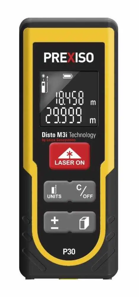 Medidor láser de hasta 30 m de alcance P30 Prexiso