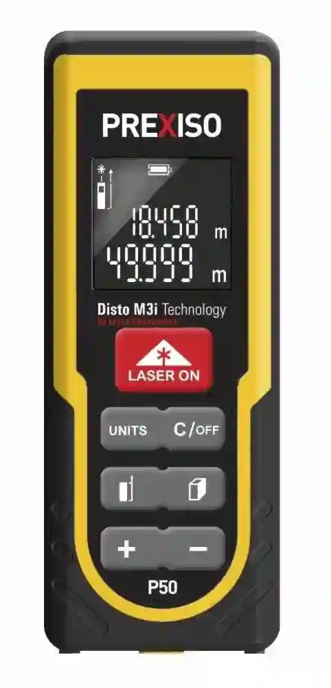Medidor láser de hasta 50 m de alcance P50 Prexiso