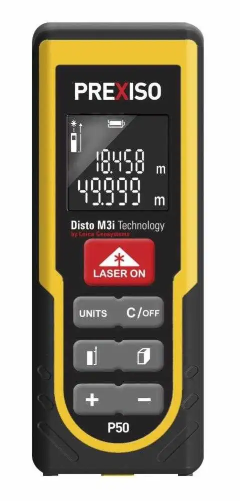 Medidor láser de hasta 50 m de alcance P50 Prexiso