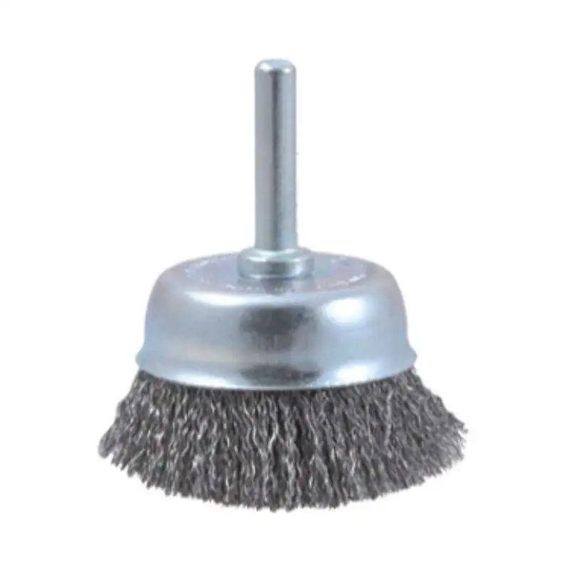 Osborn 8703613351 - Cepillo taza inox con vástago de 6mm y filamento de ø 0.25mm (40x25 )