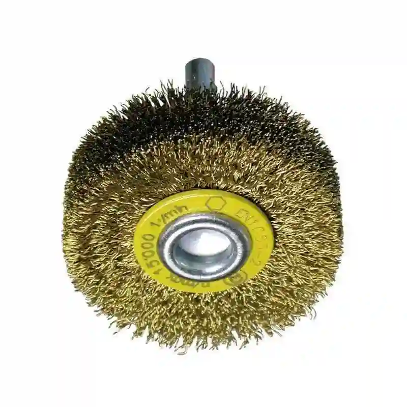 Osborn 0002501343 - Cepillo circular inox de alambre ondulado, vástago de 6mm, ø 0.20mm (20x9x