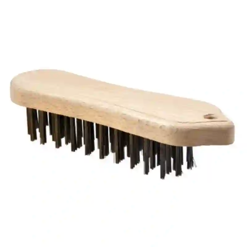 Osborn 0001179097 - Cepillo manual con 5 hileras de acero, tipo violín/rectangular,ø0.35mm