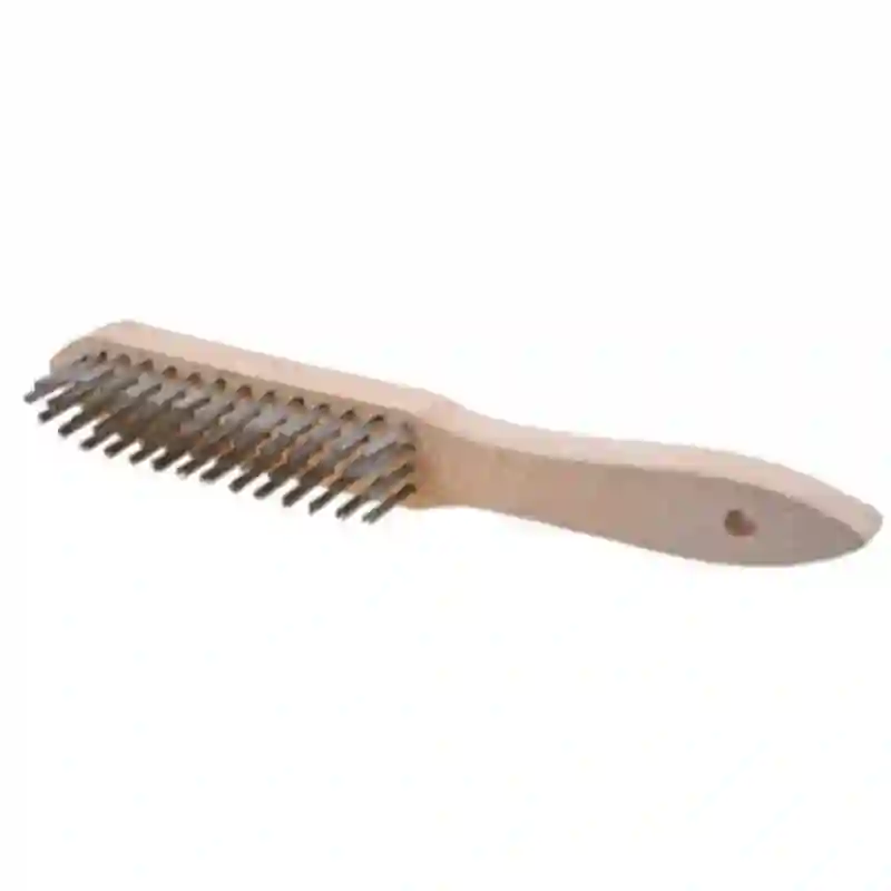 Osborn 0041152334 - Cepillo manual con 4 hileras de inox, cuerpo madera, ø 0.30mm tipo soldado