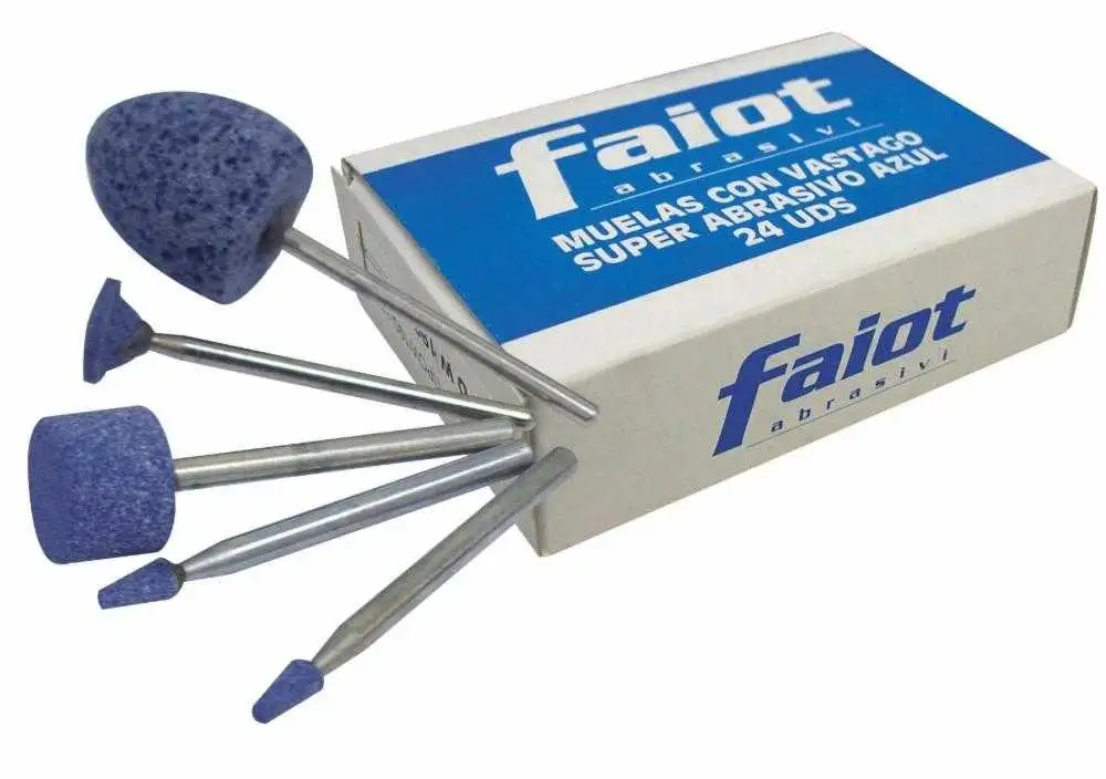 Surtido muelas con vástago de 3mm Faiot